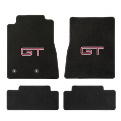 94-98 Floor mats, Black -  w/Red GT Emblem (Coupe)